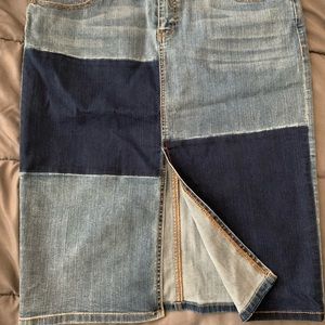Cute Jean skirt with split in Front